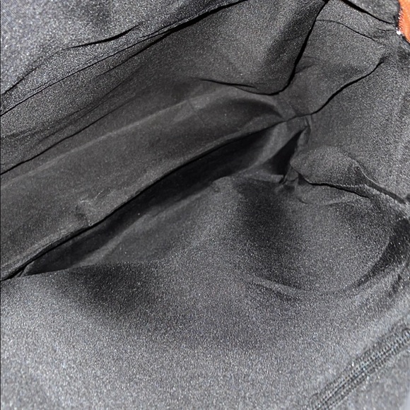 SOFT BROWN FAUX LEATHER BACKPACK STYLE BAG - Picture 4 of 4